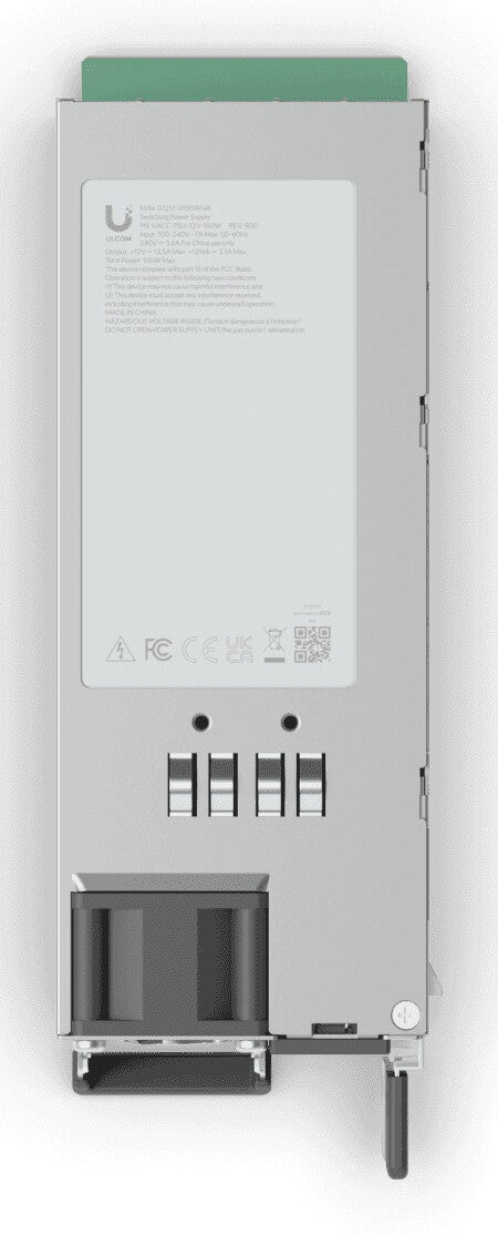 Ubiquiti UACC-PSU-12V-150W strømadapter og vekselret Indendørs Grøn, Grå