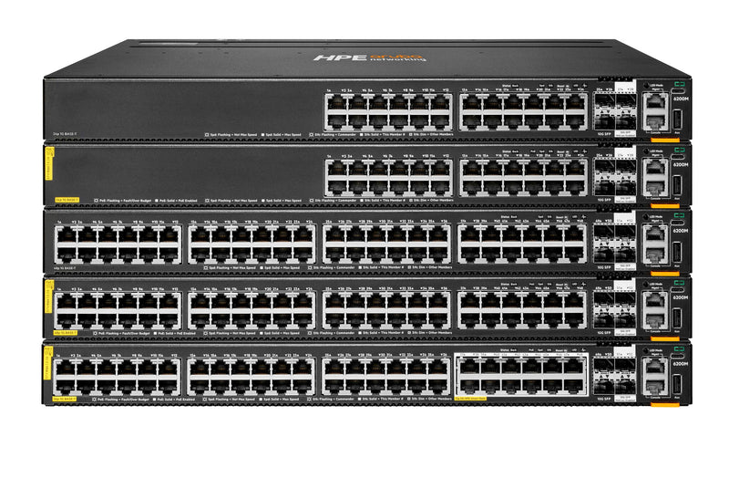 HPE Aruba Networking CX 6200M 24G Class4 PoE 4SFP+ Switch Administreret L3 Gigabit Ethernet (10/100/1000) Strøm over Ethernet (PoE)
