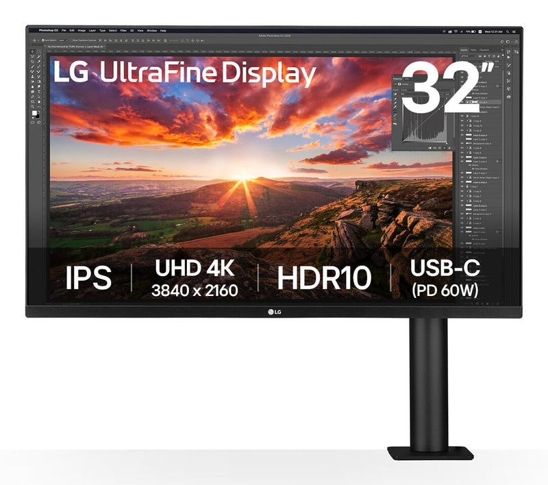 LG 32UN880K-B computerskærm 80 cm (31.5") 3840 x 2160 pixel 4K Ultra HD LCD Sort