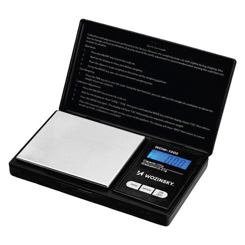 Wozinsky WDW-1000 Elektronisk postskala Sort