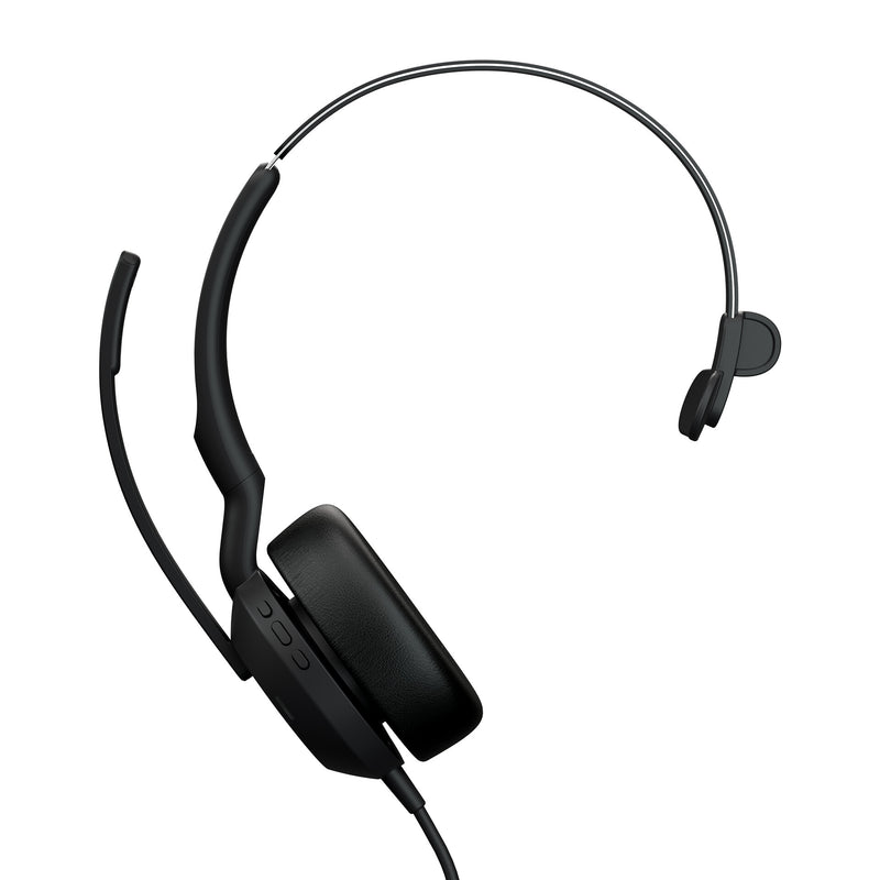 Jabra Evolve2 50 Headset Ledningsført Kontor/Callcenter USB Type-C Bluetooth