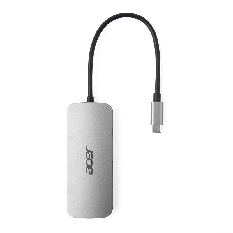 Acer 7in1 Type C Dongle Ledningsført USB 3.2 Gen 1 (3.1 Gen 1) Type-C Sølv