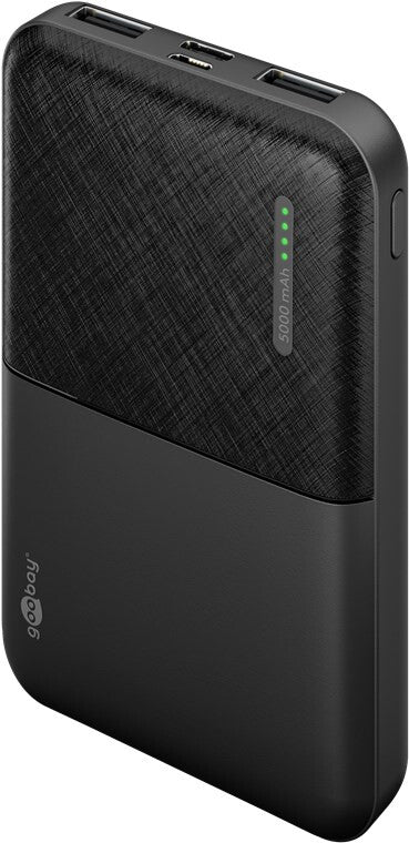 Goobay 64961 powerbank Lithium polymer (LiPo) 5000 mAh Sort