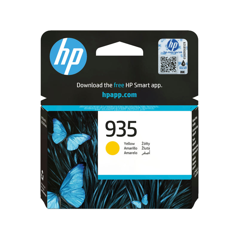 HP Original 935-blækpatron, gul