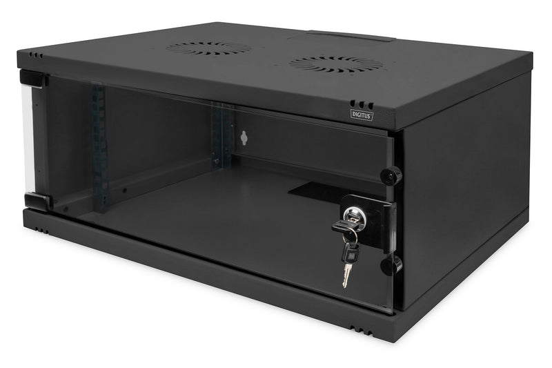 Digitus DN-38011 stativ 4U Vægmonteret stativ Sort