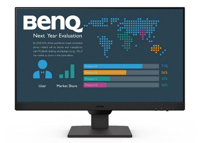 BenQ BL2490 computerskærm 60,5 cm (23.8") 1920 x 1080 pixel Fuld HD Sort