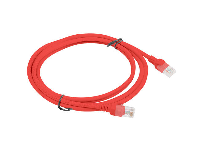 Lanberg PCU6-10CC-0200-R netværkskabel Rød 2 m Cat6 U/UTP (UTP)