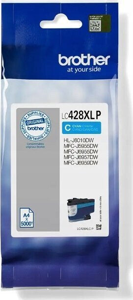Brother LC-428XLCP blækpatron 1 stk Original Blå