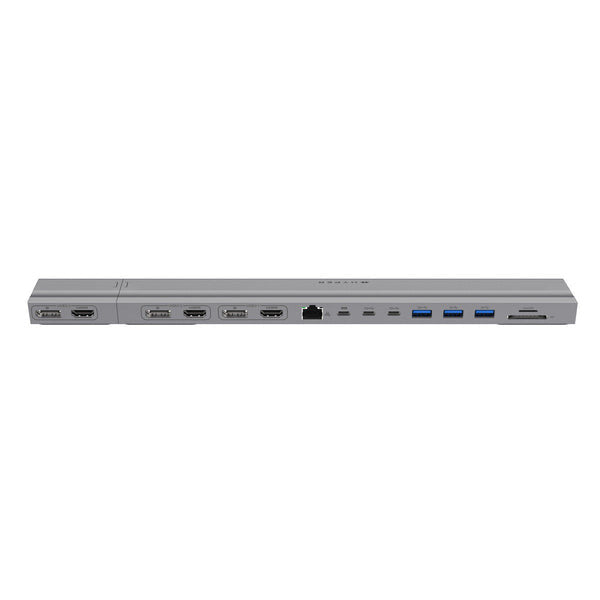 Targus HyperDrive 4K 2 x USB 3.2 Gen 2 (3.1 Gen 2) Type-C Sølv
