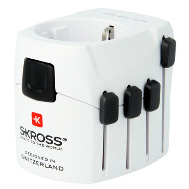 Skross PRO strømstik adapter Universel Hvid