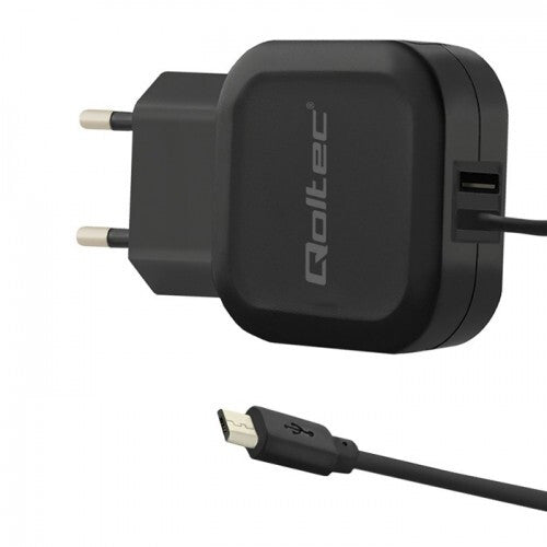 Qoltec 50189 oplader til mobil enhed Smartphone, Tablet Sort Vekselstrøm Indendørs