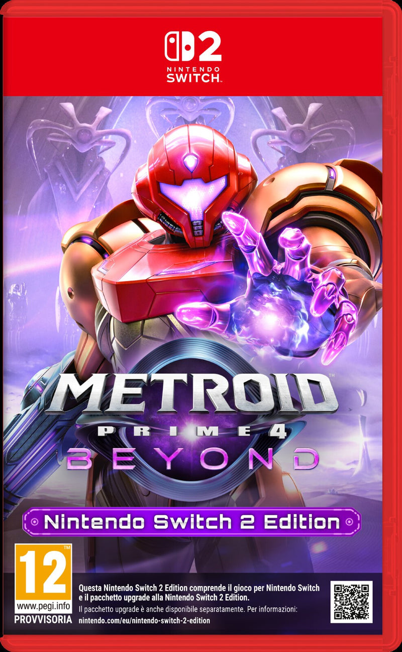 Nintendo Metroid Prime 4: Beyond – Switch 2 Edition Nintendo Switch 2 Edition Forenklet kinesisk, Traditionelt kinesisk, Tysk, Hollandsk, Engelsk, Spansk, Fransk, Italiensk, Japansk, Koreansk, Portugisisk Nintendo Switch 2