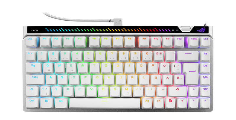 ASUS ROG Falchion Ace 75 HE WHT tastatur Spil USB QWERTZ Tysk Hvid