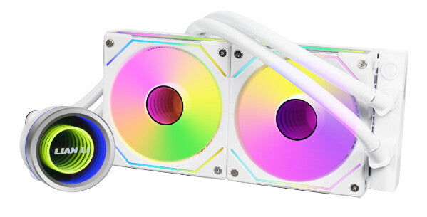 Lian Li GA II TRINITY Computerkabinet Alt-i-en væskekøler 12 cm Hvid 1 stk