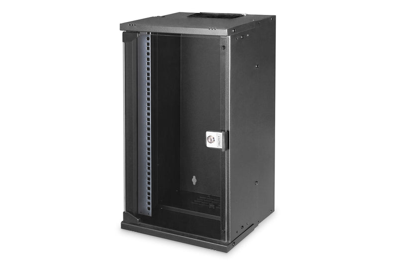 Digitus DN-49105 stativ 12U Vægmonteret stativ Sort