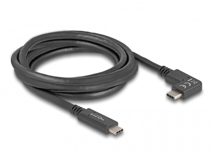 DeLOCK 80038 USB-kabel 2 m USB C 5 Gbit/sek. 60 W Sort