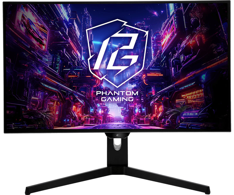 Asrock PGO27QFS computerskærm 68,6 cm (27") 2560 x 1440 pixel Quad HD OLED Bord Sort