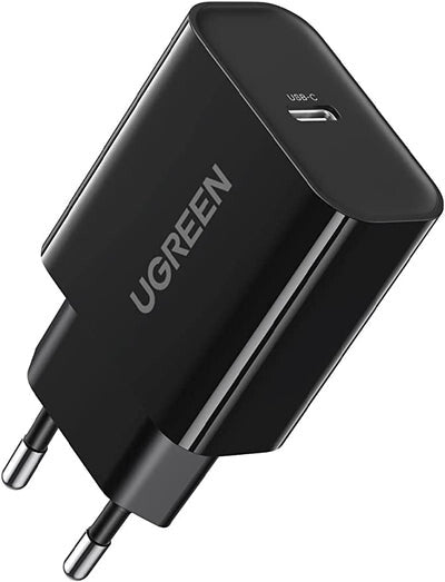 Ugreen 10191 oplader til mobil enhed Universel Sort Vekselstrøm Hurtig opladning Indendørs