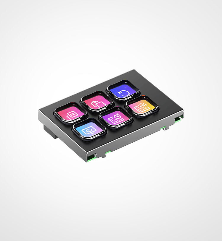 Elgato Stream Deck Module Sort 6 knapper