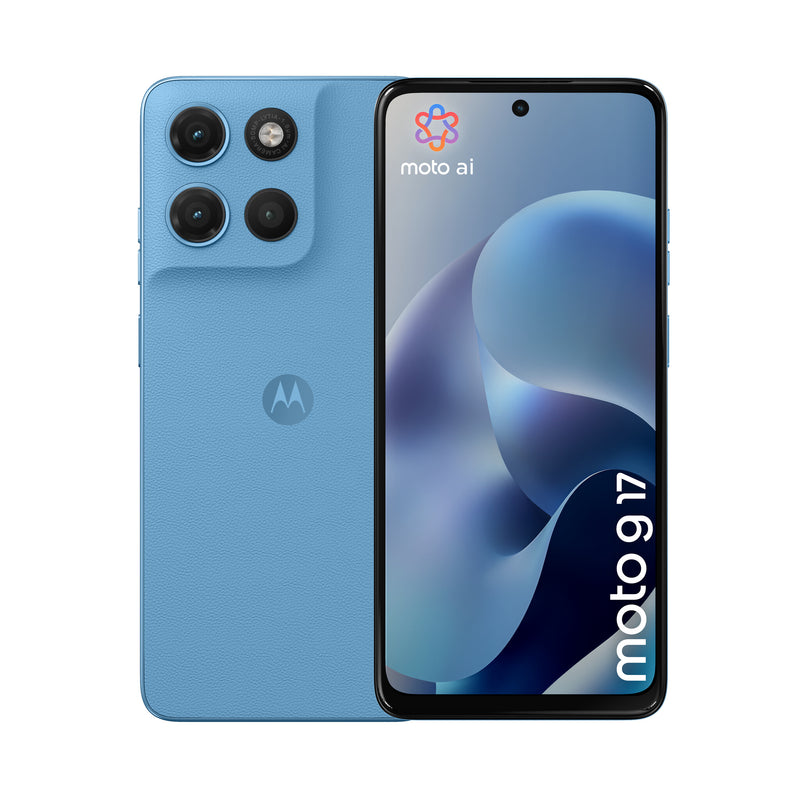 Motorola moto g17 17,1 cm (6.72") Dual SIM Android 15 USB Type-C 4 GB 128 GB 5200 mAh Blå