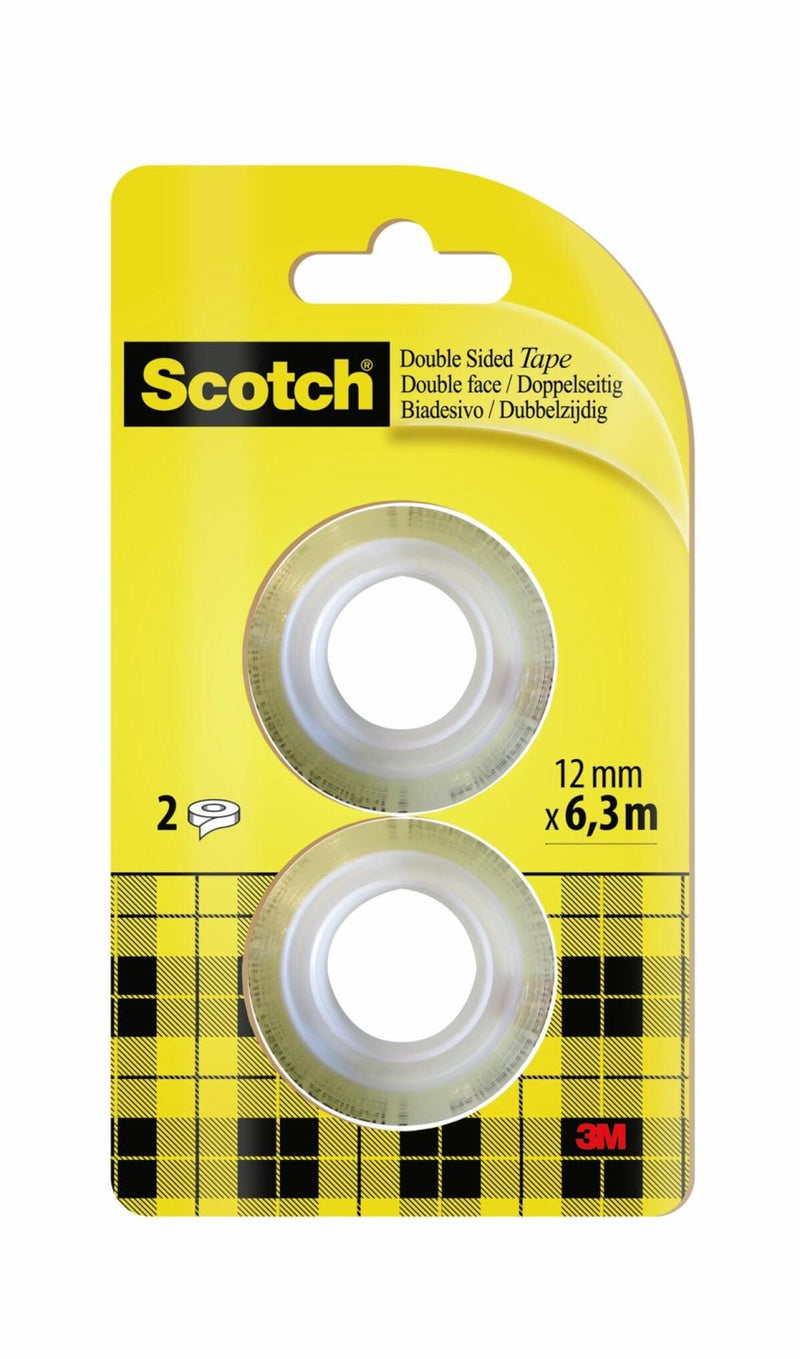 Scotch 136R2 tape 6,3 m Transparent 2 stk