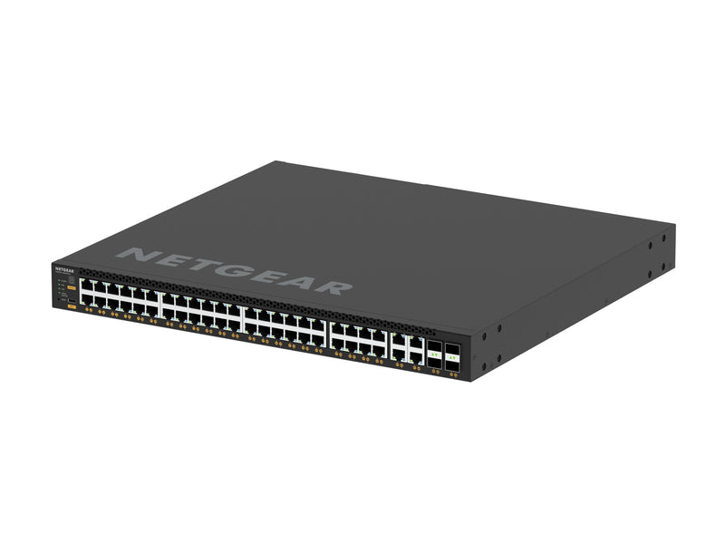NETGEAR MSM4352 Administreret L3 2.5G Ethernet (100/1000/2500) Strøm over Ethernet (PoE) 1U Sort
