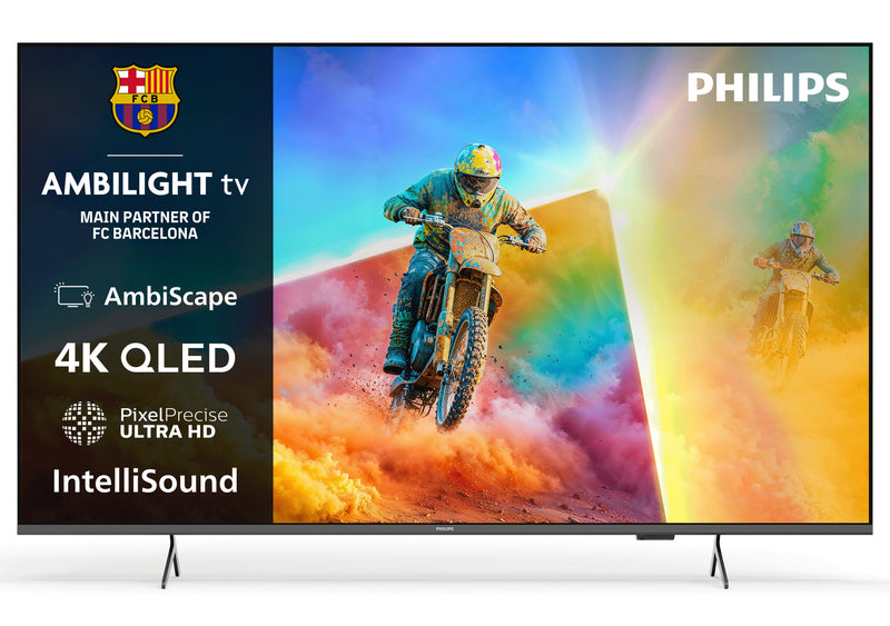 Philips Ambilight 55PQS8501/12 TV 139,7 cm (55") 4K Ultra HD Wi-Fi Sort