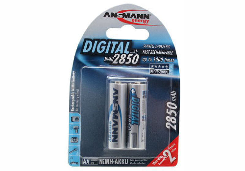 Ansmann 2850MAH Digital Genopladeligt batteri AA Nikkel-Metalhydrid (NiMH)
