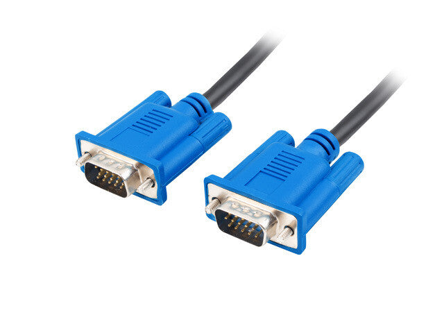 Lanberg CA-VGAC-10CU-0018-BK VGA kabel 1,8 m VGA (D-Sub) Sort, Blå