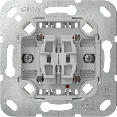 GIRA 310500 elektrisk afbryder Kipafbryder 2P Krom, Grå