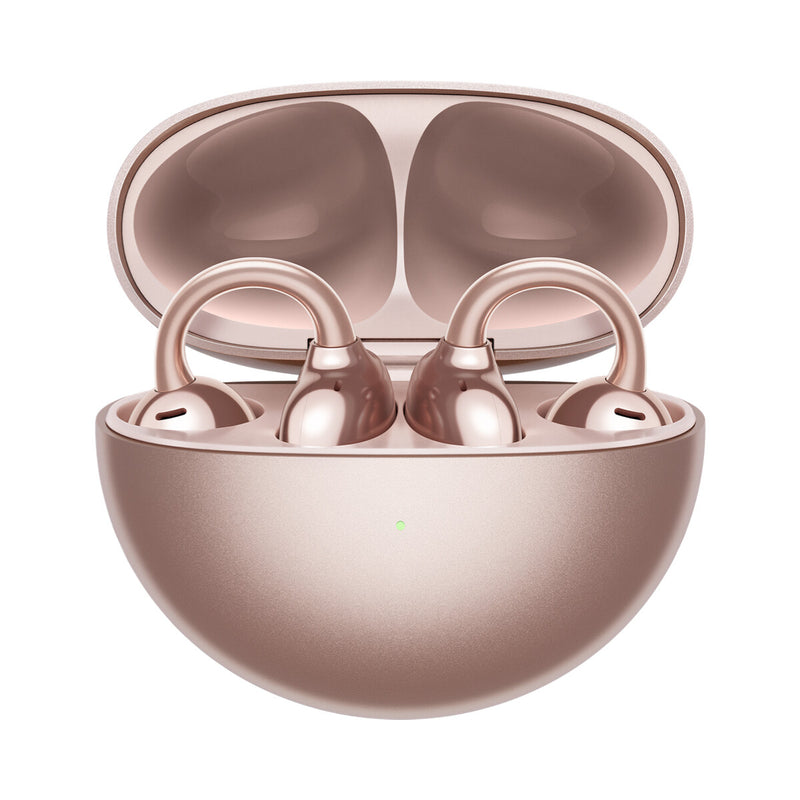 Huawei FreeClip Headset True Wireless Stereo (TWS) Ørekrog Opkald/musik USB Type-C Bluetooth Roseguld