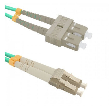 Qoltec 54348 InfiniBand og fiberoptisk kabel 1 m LC SC Grøn