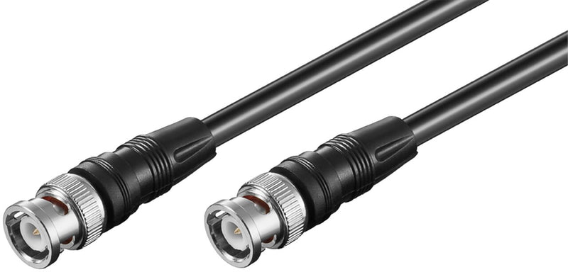 Goobay 50089 koaxial kabel RG-58 3 m BNC Sort