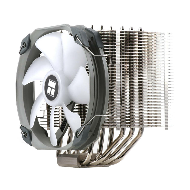 Thermalright HR-02 Plus Processor Køleplade/køler 14 cm Sølv, Hvid 1 stk