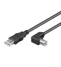 Goobay 5m USB 2.0 A/B USB-kabel USB A 0,48 Gbit/sek. Sort