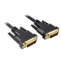 Sharkoon 5m DVI-D to DVI-D (24+1) DVI kabel Sort