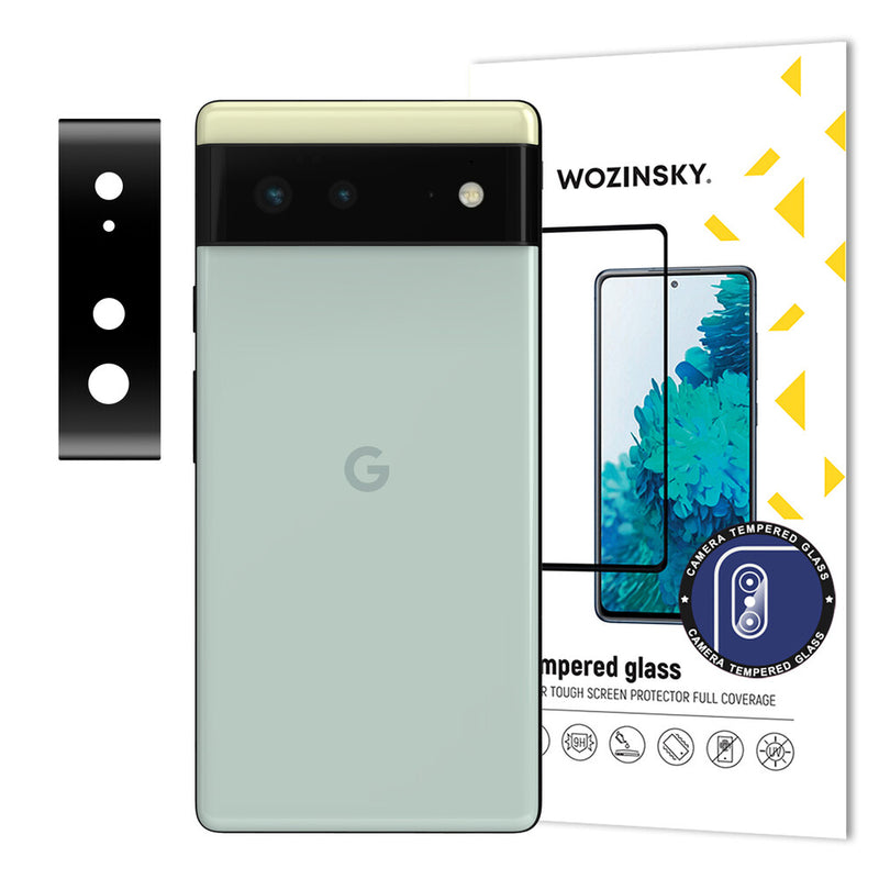 Wozinsky 9145576275214 Skærm og -bagsidebeskytter til mobiltelefon Beskyttelse af kameralinsen Google 1 stk