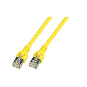 EFB Elektronik RJ45 S/FTP Cat5e netværkskabel Gul 1 m SF/UTP (S-FTP)