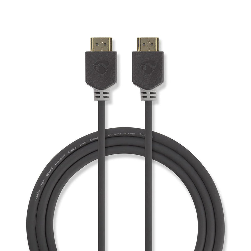 Nedis CVBW34000AT05 HDMI-kabel 0,5 m HDMI Type A (Standard) Anthracit