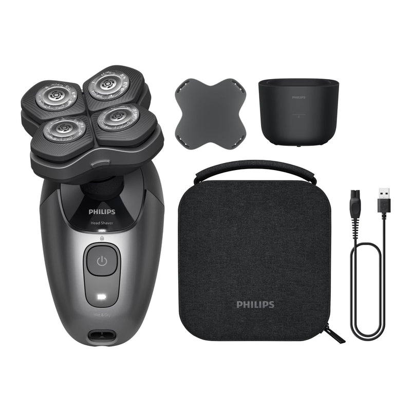 Philips 7000 series Head Shaver Pro HS7980/15 Avanceret shaver med 90 minutters driftstid