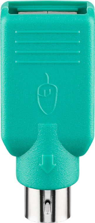 Goobay 68919 kabel kønsskifter USB Type-A PS/2 Grøn