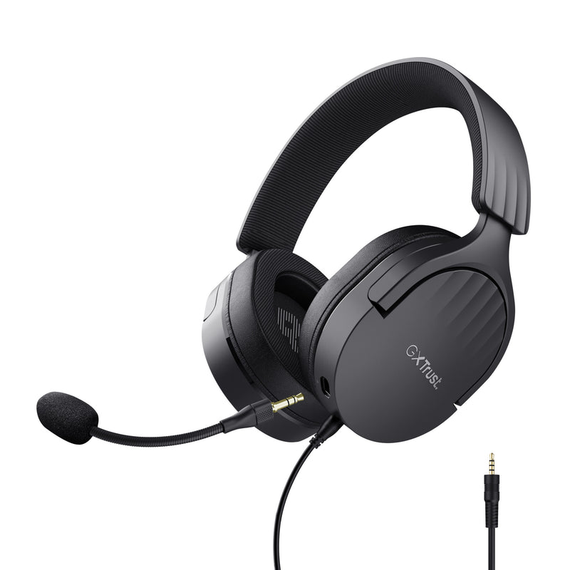 Trust GXT 489 FAYZO Headset Ledningsført Spil Sort