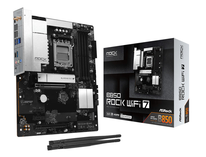 Asrock B850 Rock WiFi 7 AMD B850 Sokkel AM5 ATX