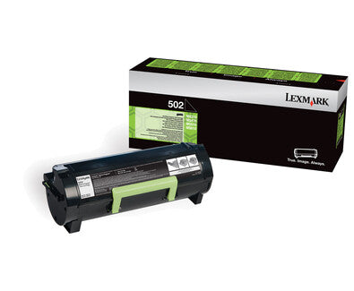 Lexmark 502 tonerpatron 1 stk Original Sort