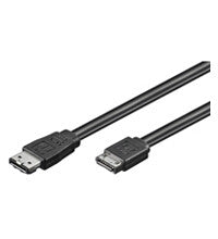 Goobay CAK SATA/eSATA 300-050 0.5m SATA-kabel 0,5 m Sort