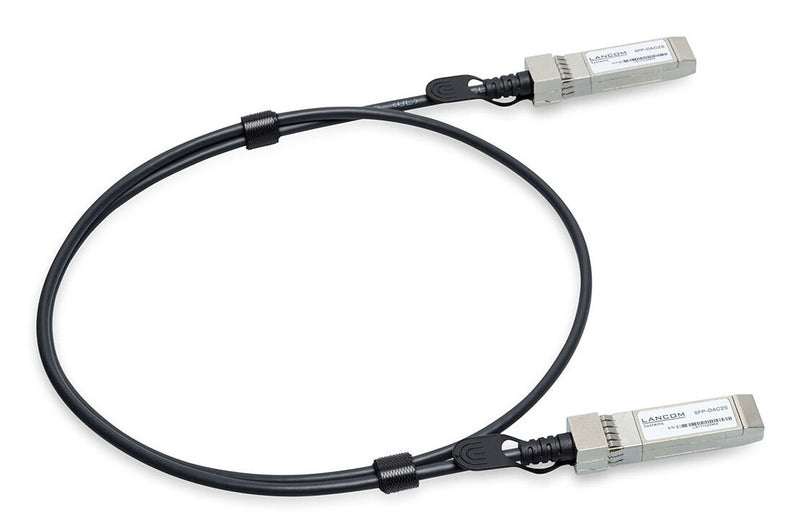 LANCOM SFP-DAC25-1m InfiniBand og fiberoptisk kabel Sort, Stål