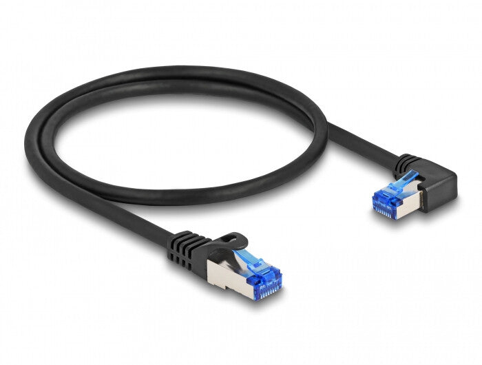 DeLOCK 80221 netværkskabel Sort 0,5 m Cat6a S/FTP (S-STP)