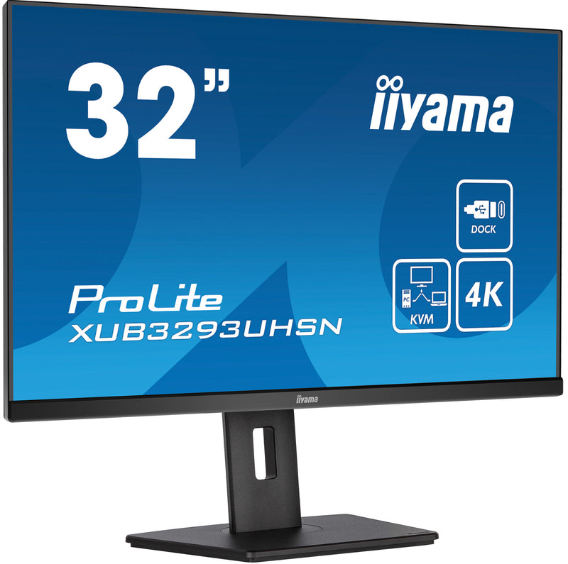 iiyama ProLite XUB3293UHSN-B5 computerskærm 80 cm (31.5") 3840 x 2160 pixel 4K Ultra HD LCD Sort