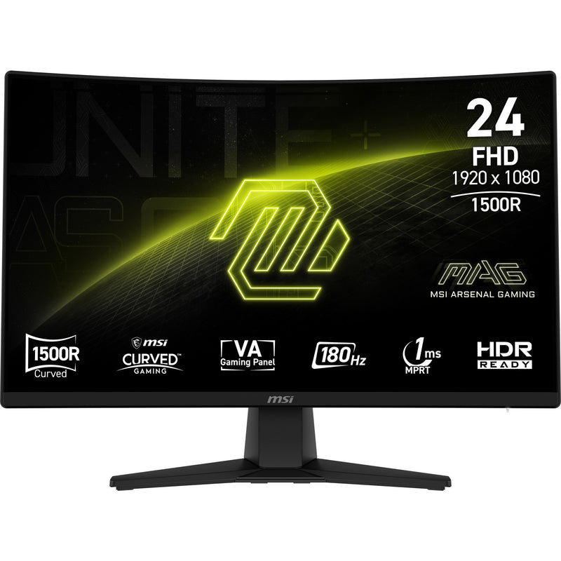 MSI MAG 242C computerskærm 59,9 cm (23.6") 1920 x 1080 pixel Fuld HD LCD Sort