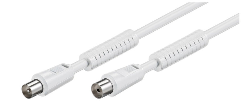 HL HL0507250 koaxial kabel 5 m Koaksial Hvid